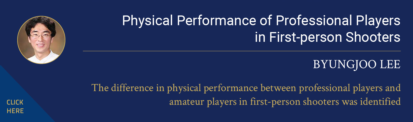 Physical Performance of Professional Players in First-person Shooters